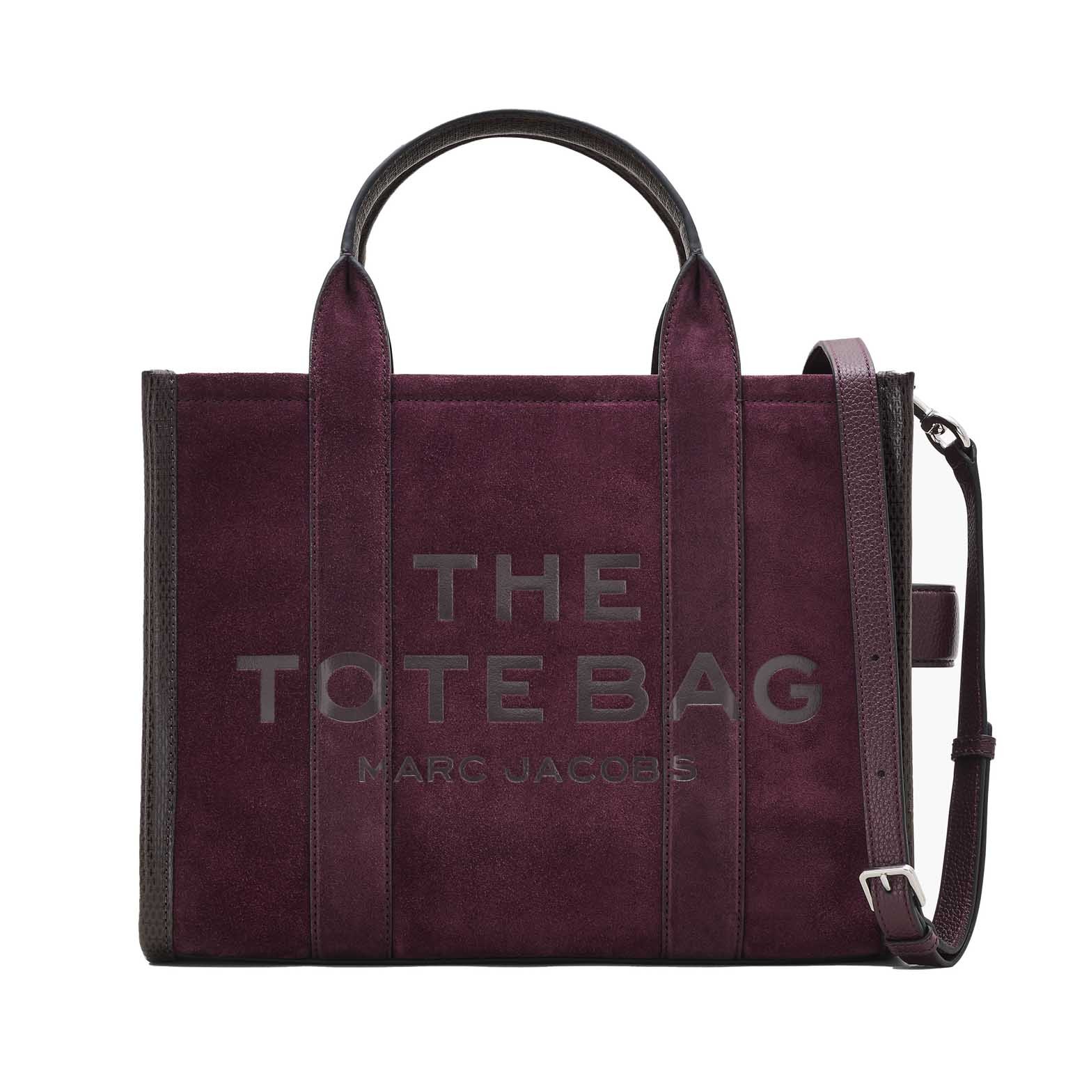 MARC JACOBS The Suede Leather Blocked Medium Tote Bag